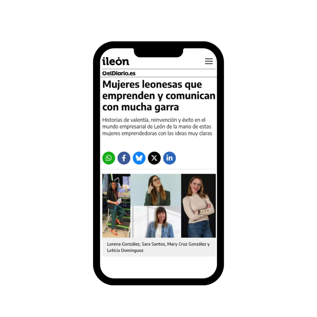 Reportaje de Ileon a Leticia Domínguez Noria Media como mujer emprendedora